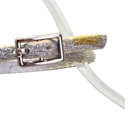 Madden Girl Metallic Silver Directt Strappy Cage Special Occasion Event Heels - Picture 8 of 11